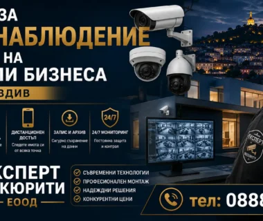 Системи за видеонаблюдение за защита на дома или бизнеса | expertsecurity.bg